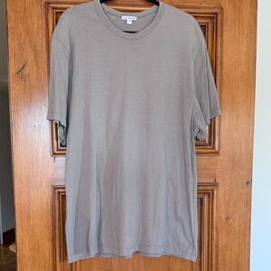 James Perse Men's Taupe Short Sleeve Tee